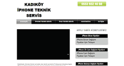 Desktop Screenshot of iphonekadikoy.com